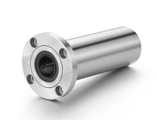 high Precision LMWF6LUU Flange Linear Bearing GCR15 / PA66 Material