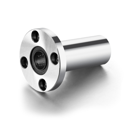 20mm Round Flange Linear Bearing For Sliding Shafts Anticorrosive