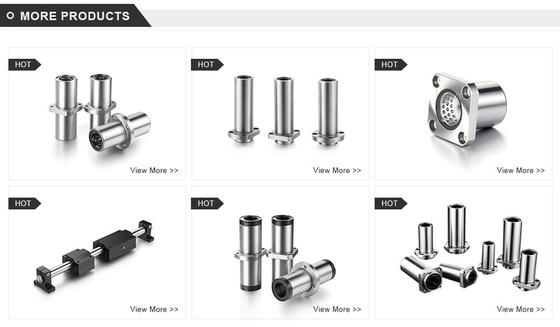 20mm Round Flange Linear Bearing For Sliding Shafts Anticorrosive