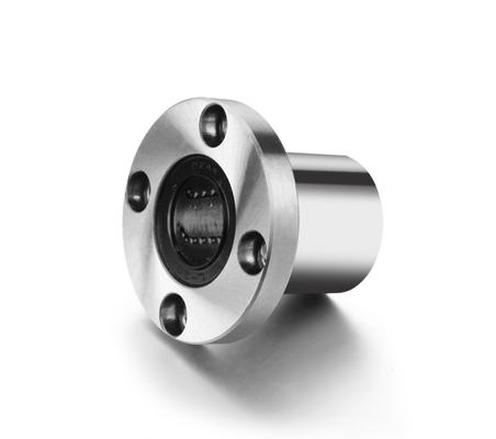 Gcr15 Steel Smooth Motion Flanged Linear Bearing For Automation