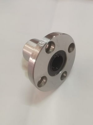 Gcr15 Steel Smooth Motion Flanged Linear Bearing For Automation