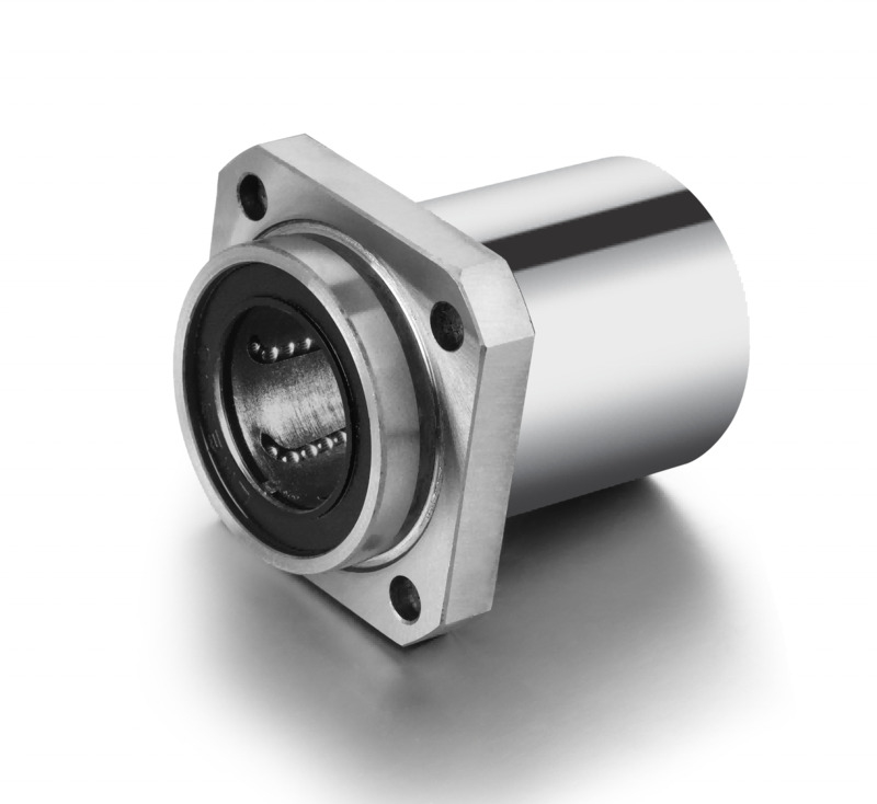 LMKP Linear Motion Bearing Unit Round Flange For CNC Machine 3D Printer Gcr15 SUS G6